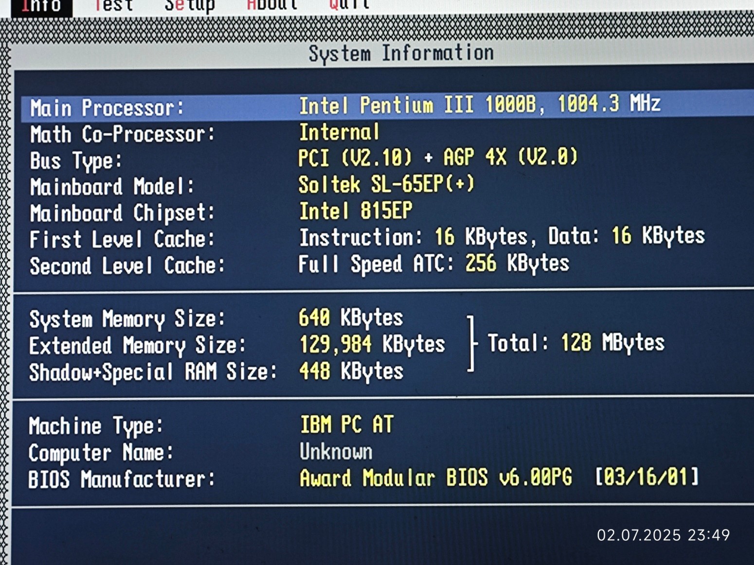 Socket 370 *Coppermine Overclocking* with AGP Pro Soltek SL-65EP + CPU & 128 MB