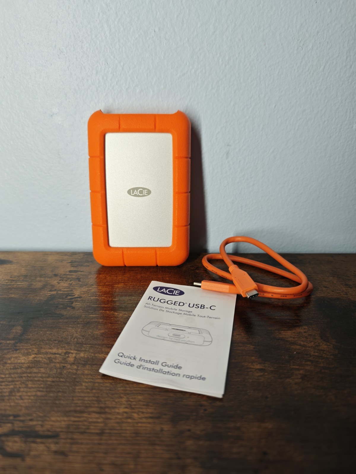 LaCie Rugged USB-C 4TB Portable Hard Drive