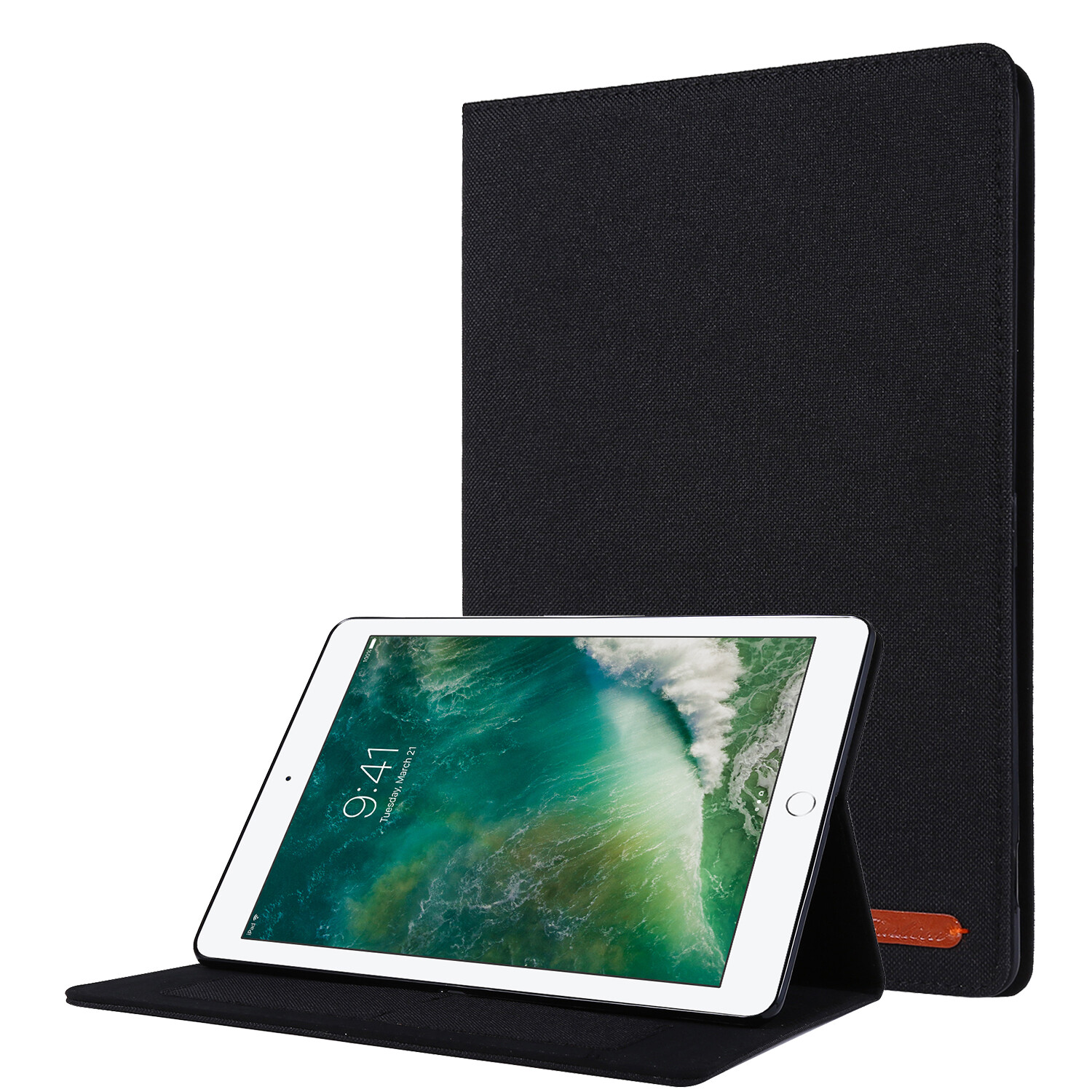 Leather Case Folio Folding TPU Back Cover For iPad 9th Gen 10.2″ Air Pro 9.7″
