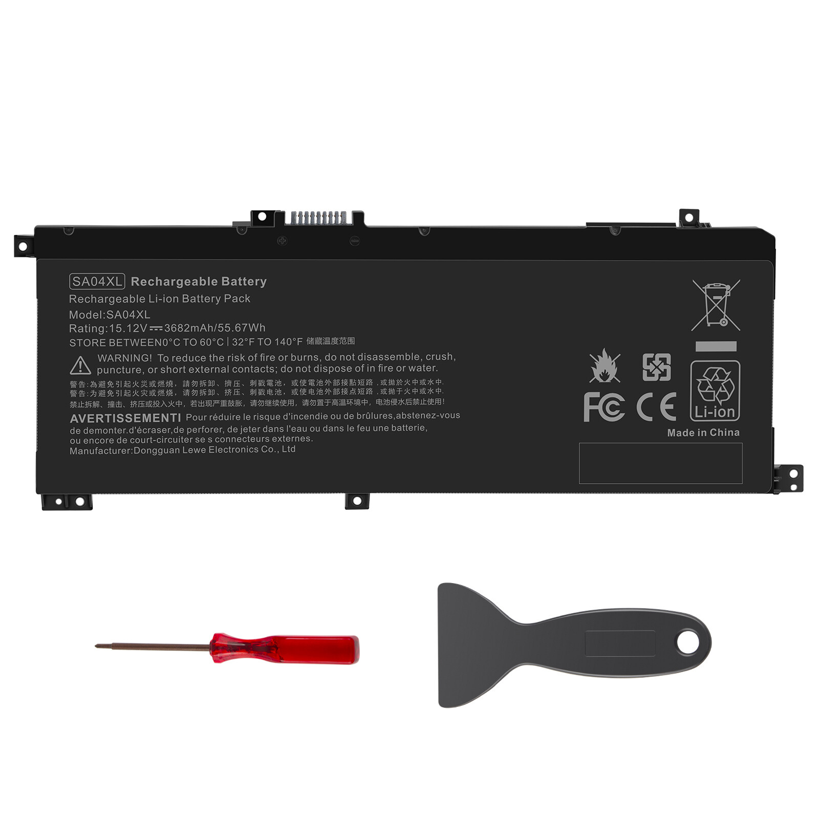New laptop Battery for HP ENVY X360 15-DR Series SA04XL L43248-AC2 L43267-005 US