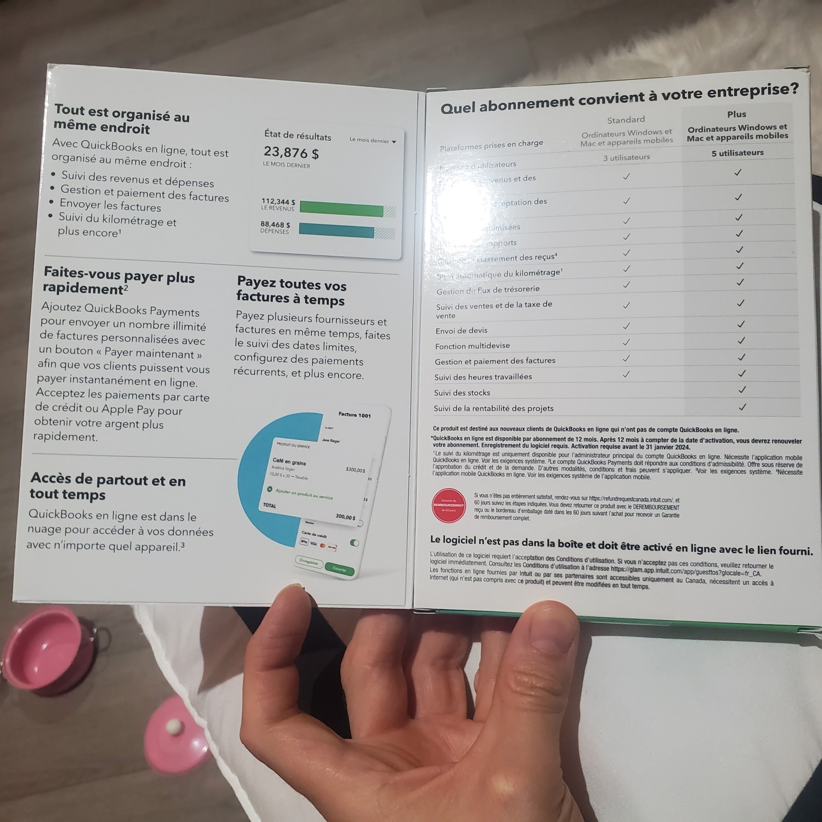 Intuit Quickbooks Plus 2023 12-Month Subscription (Canadian Version)