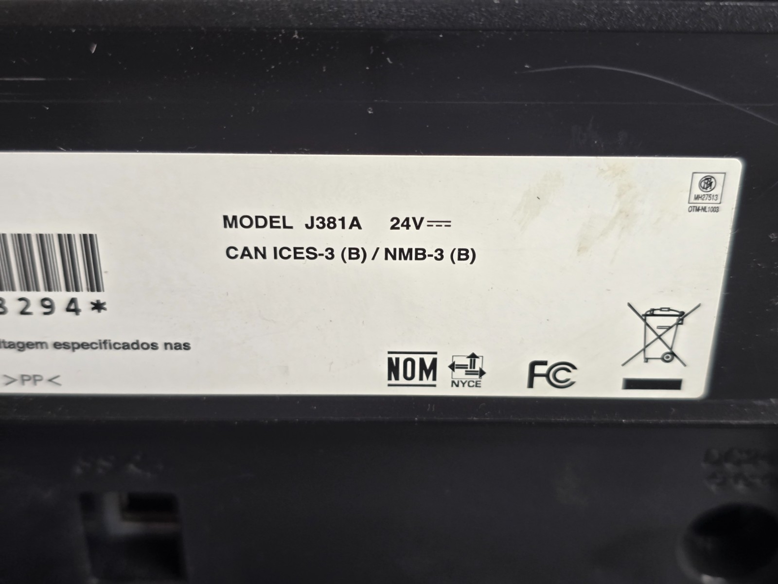 Epson ES-400 Duplex Color Document Scanner J381A No PSU Tested Working