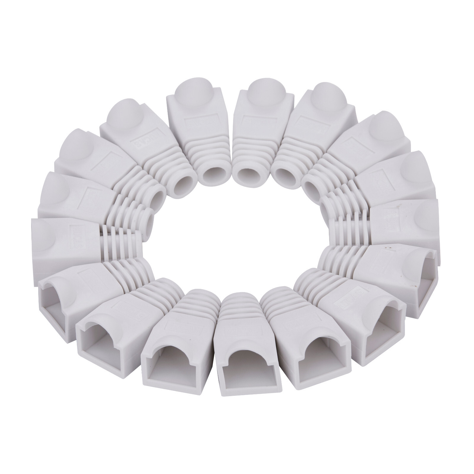 RJ45 Strain Relief Boots for Cat5/Cat5e/Cat6 Ethernet Cable Plug Multipack LOT