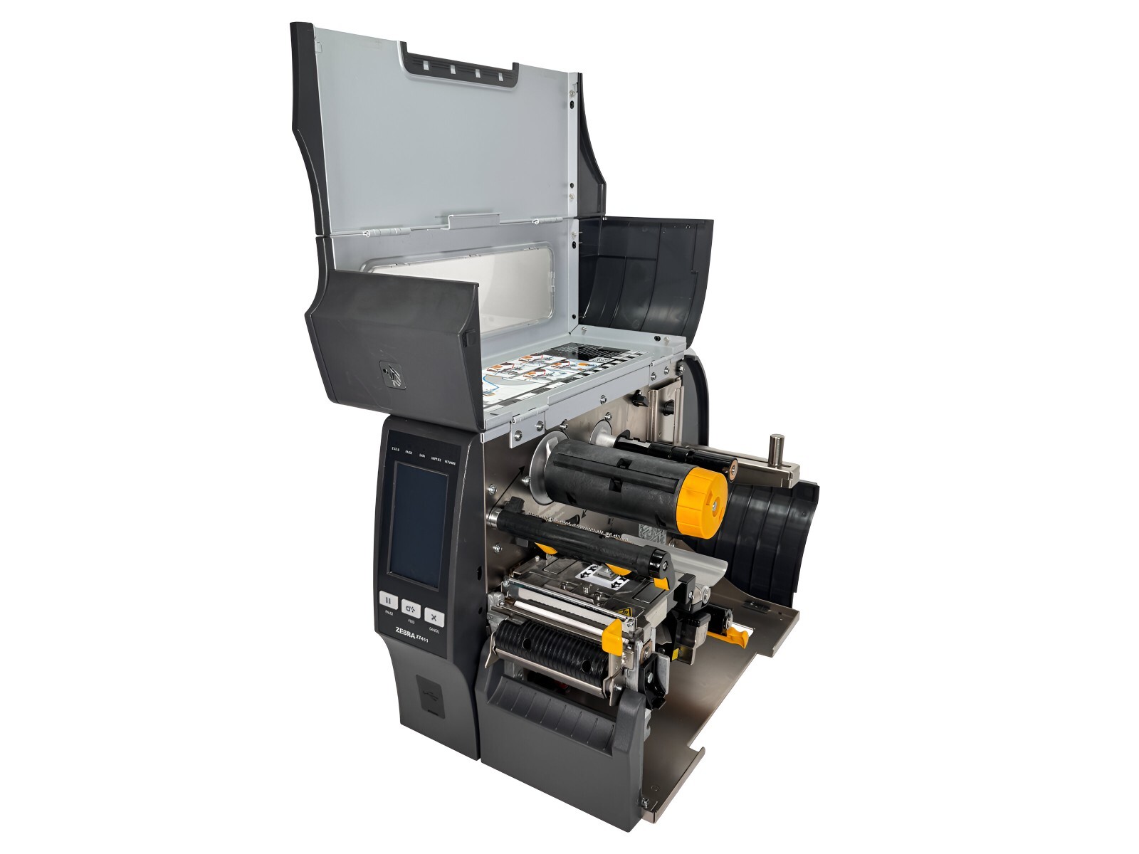 Zebra ZT411 Industrial Thermal Transfer Label Printer 300dpi Peel Rewind LAN USB