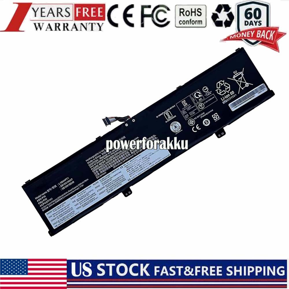 5B10X19049 L19C4P71 BATTERY FOR THINKPAD P1 GEN 3 X1 XTREME 3RD GEN L19M4P71 80W