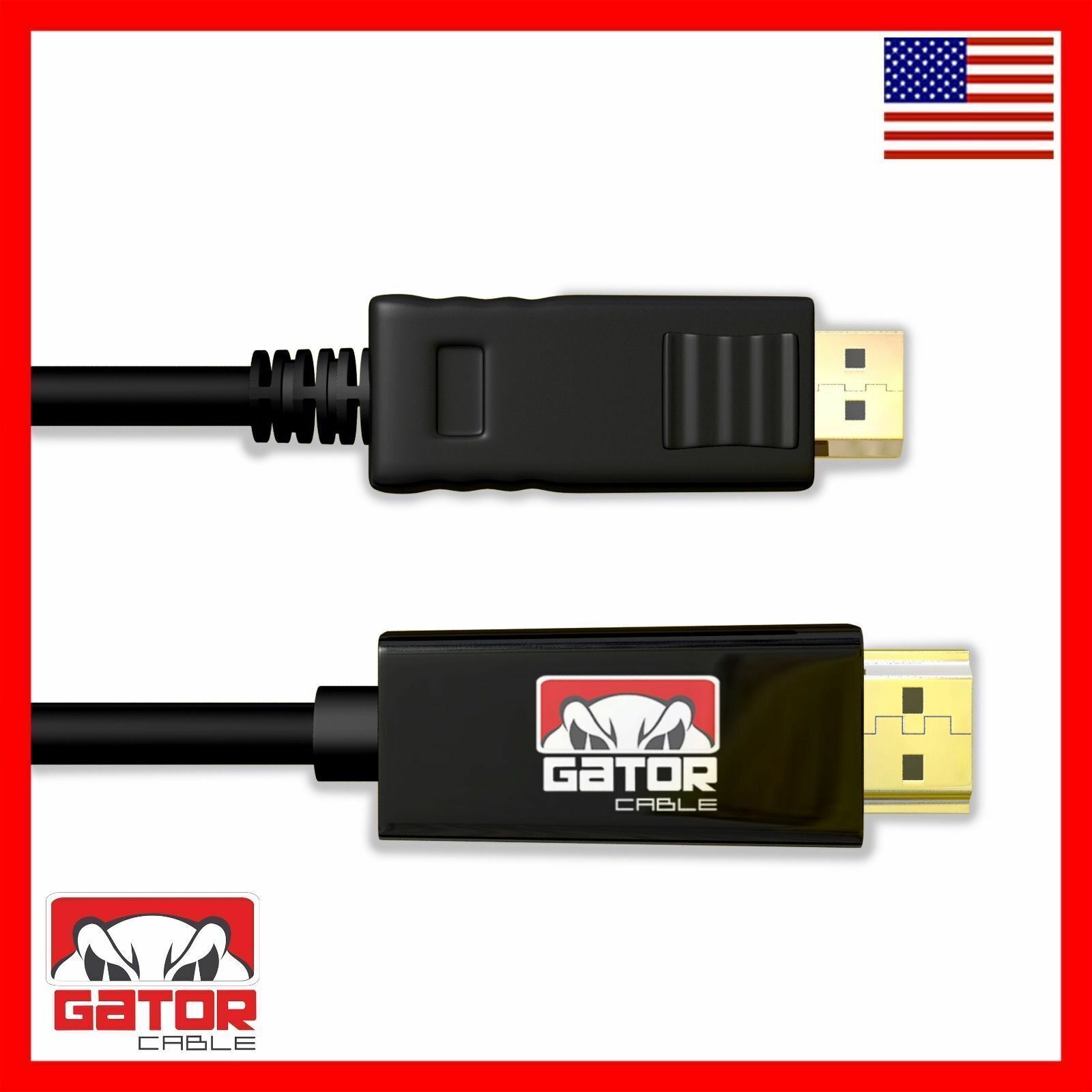 DisplayPort to HDMI Cable Adapter Converter Audio Video PC HDTV Monitor 1080P