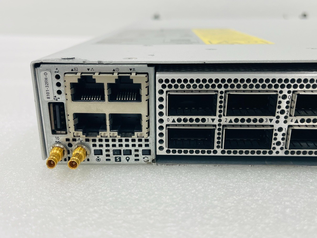 Cisco 8101-32FH-O 32x 400G QSFP-DD Ports 8000 Series 1RU Router With Sonic OS