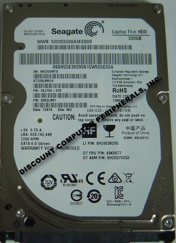 320GB 2.5″ 7mm 7200RPM 6GB/S SATA III Seagate ST320LM010 Hard Drive Tested Good