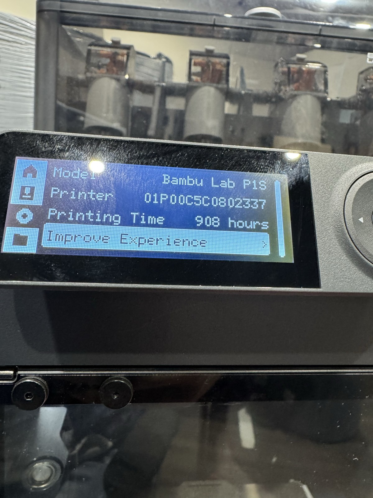 (BROKEN) Bambu Lab P1S Combo 3D Printer AMS Multi-Color High Speed Black