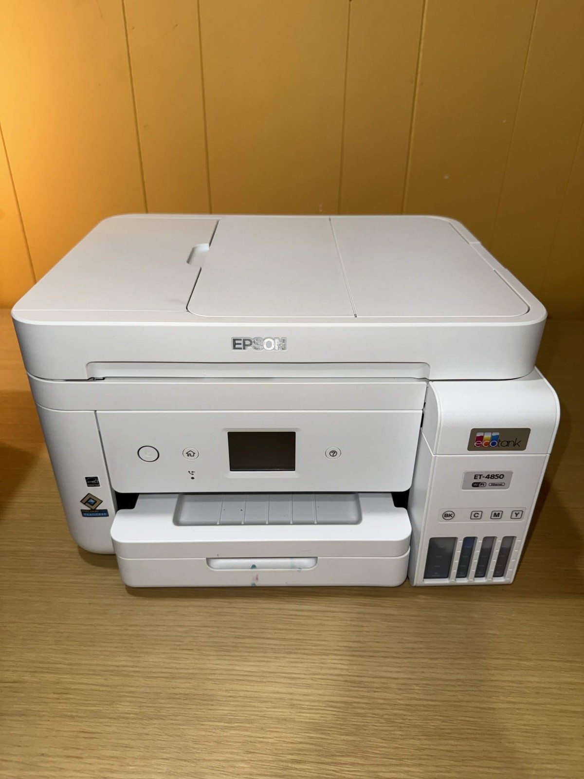 Epson EcoTank ET-4850 Color Inkjet All-In-One Printer White – OPEN BOX