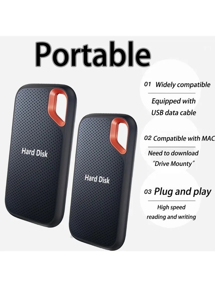 4TB External SSD hard drive & Disk