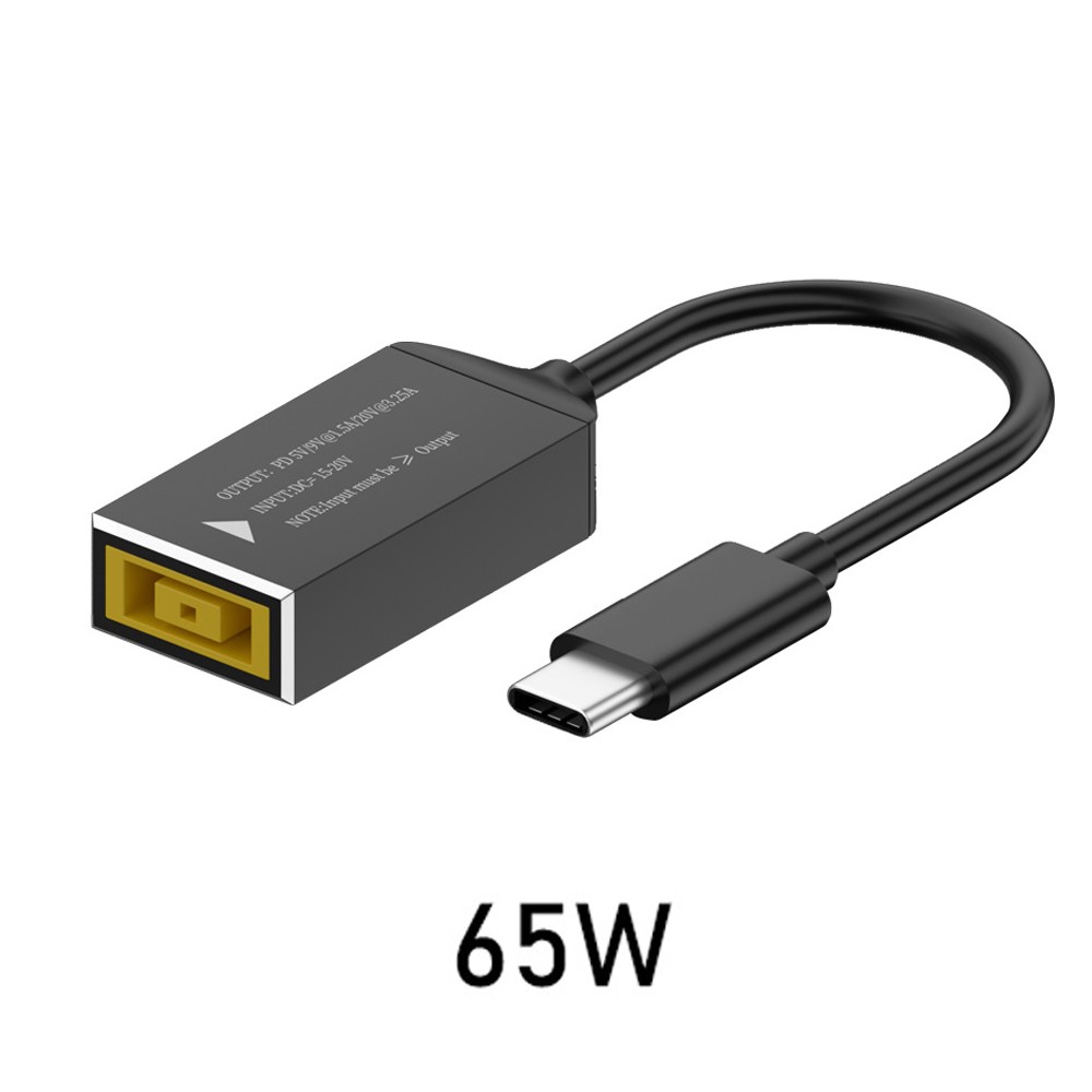 5 65W Laptop Charger Converter 11mm to USB C For Lenovo Thinkpad with 10cm Cable