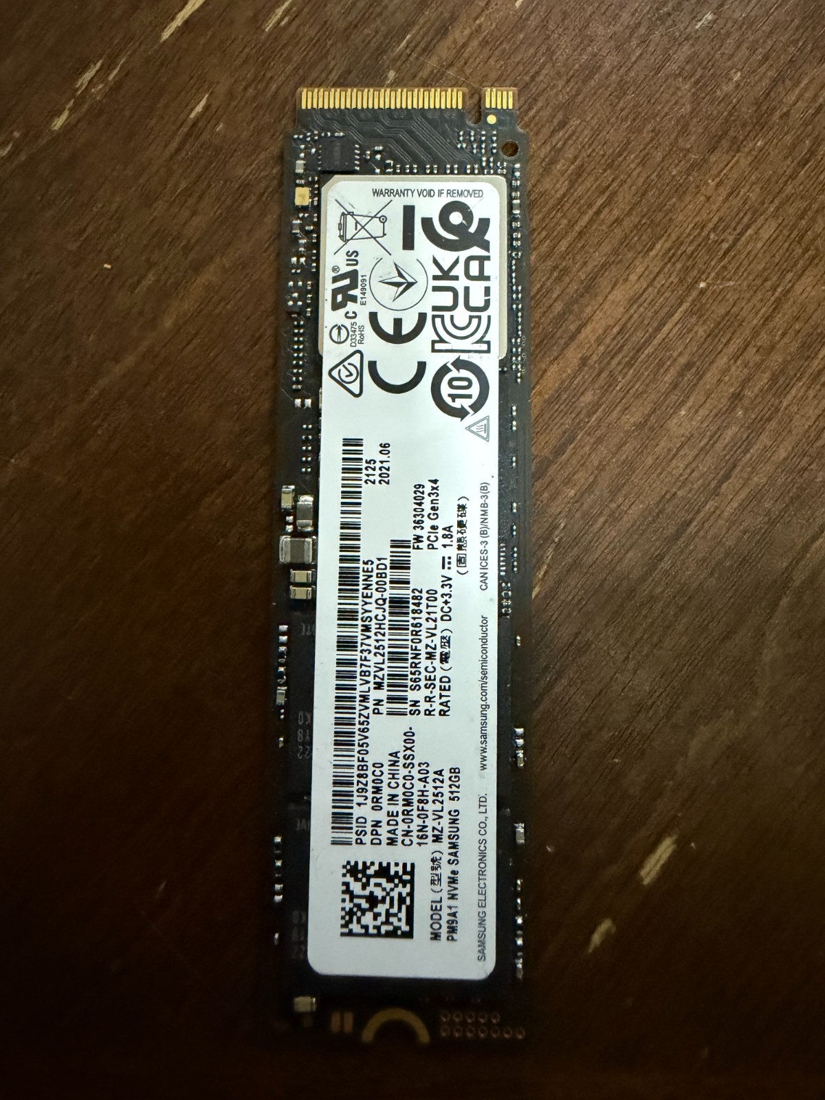 SSD M.2 NVMe: Different brands and capacities