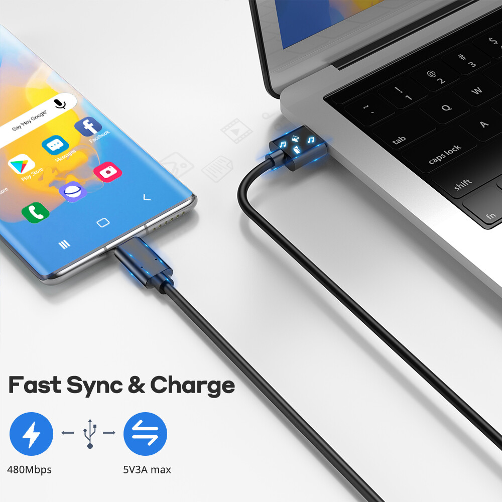 UPERFECT Type C Cable USB Cables USB C For Macbook Mac Pro Samsung Charging Fast