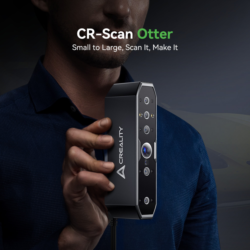 Creality 3D Scanner Otter Handheld 0.02mm 20FPS Full-Color Scan with Scan Bridge