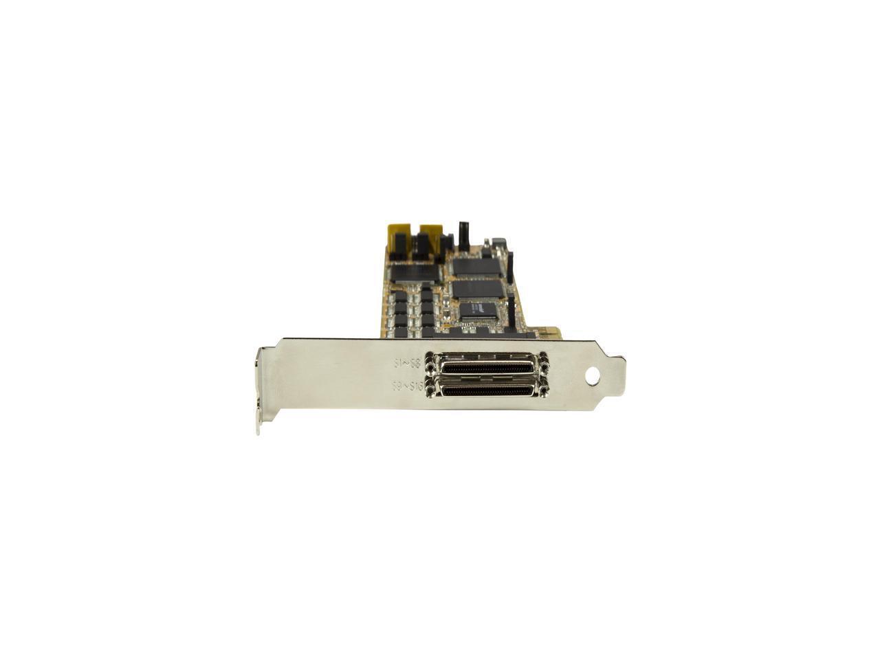 StarTech PEX16S550LP PCI Express Serial Card – 16 Port Low-Profile Serial Card –