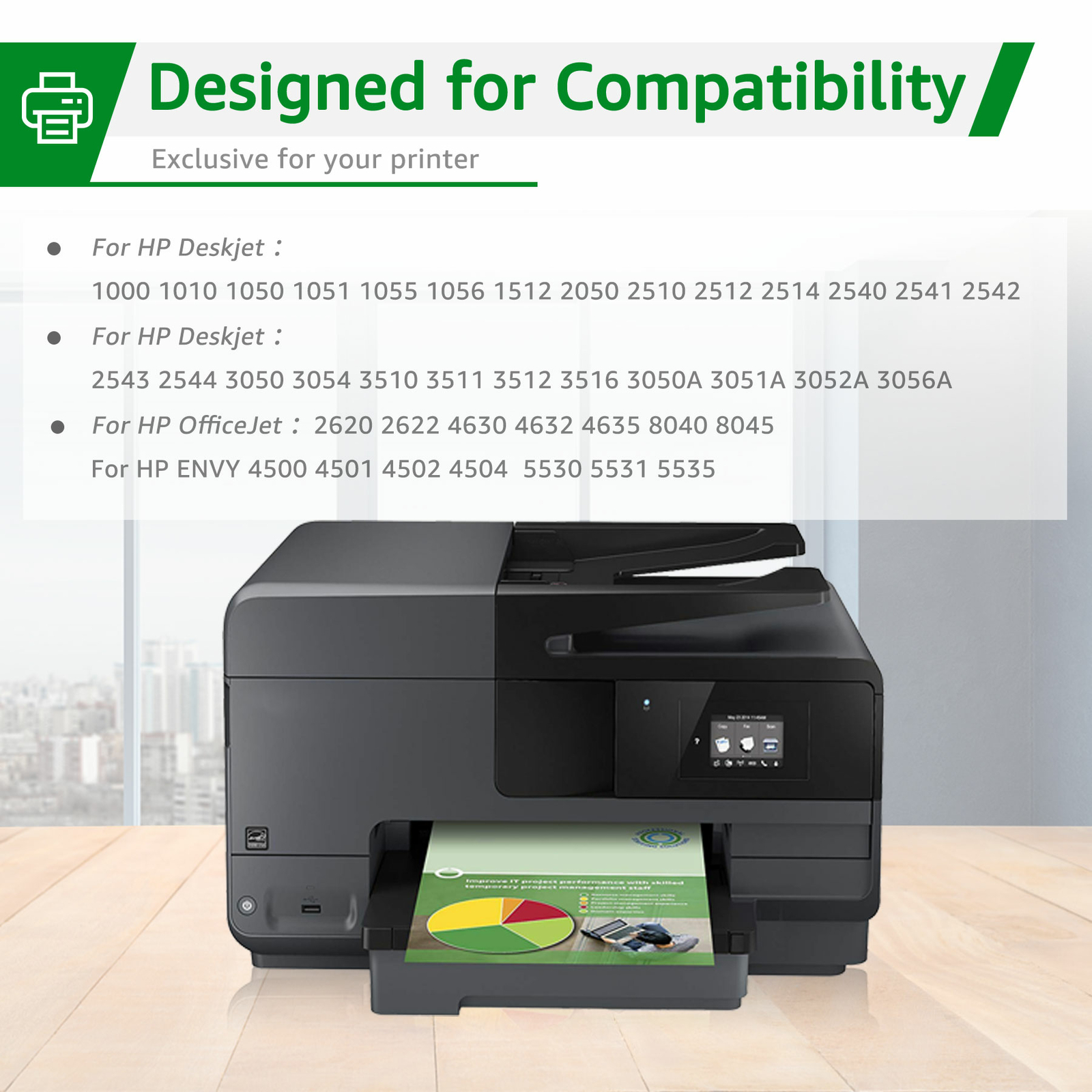 4 PK for HP 61 XL Ink Cartridge Combo CH563WN CH564WN Black & Color 61XL