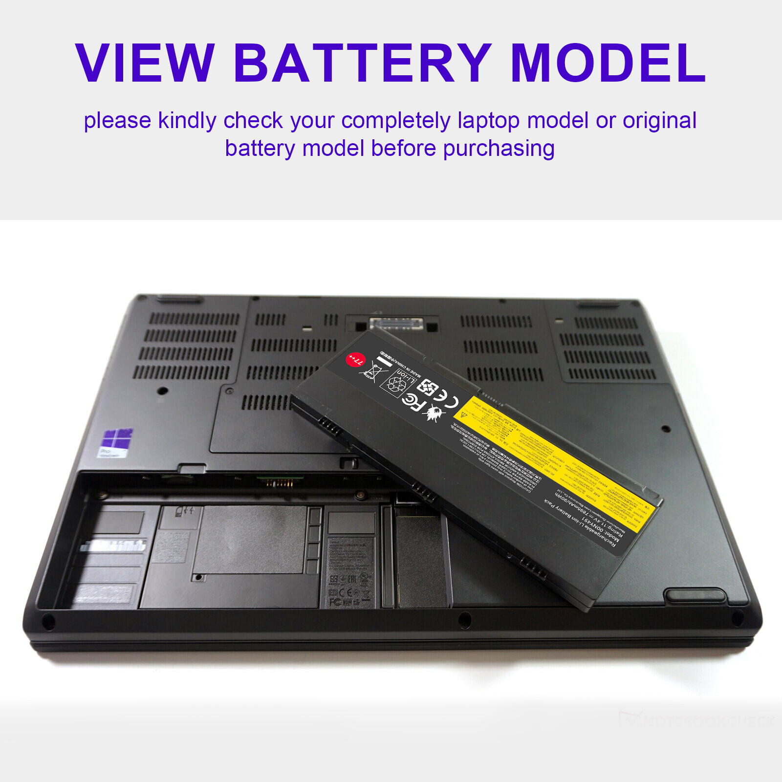 77+ Battery for Lenovo Thinkpad P50 P51 P52 Series 00NY492 00NY493 90wh New