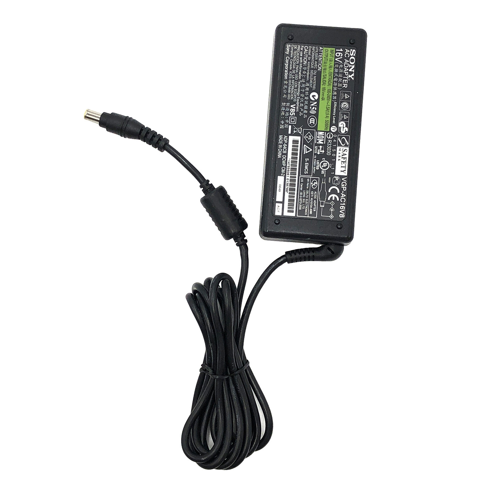 Original Sony AC Adapter 65W for Sony VAIO VGP-AC16V8 16V 4A Charger