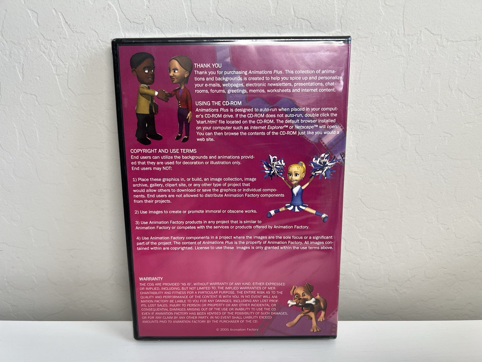 2005 Animation Factory Animation Plus 3D Animated Clipart (3-Disc CD-ROM Set)