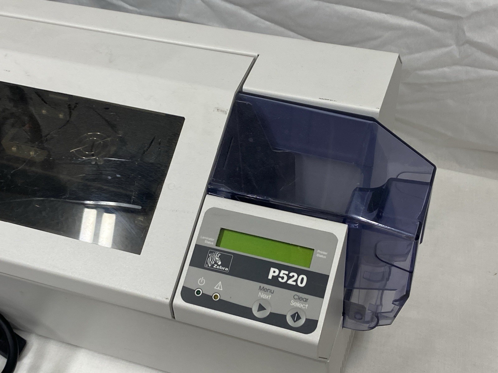 ZEBRA P520 ID PLASTIC COLOR CARD PRINTER LAMINATOR P520CM HIGH SPEED