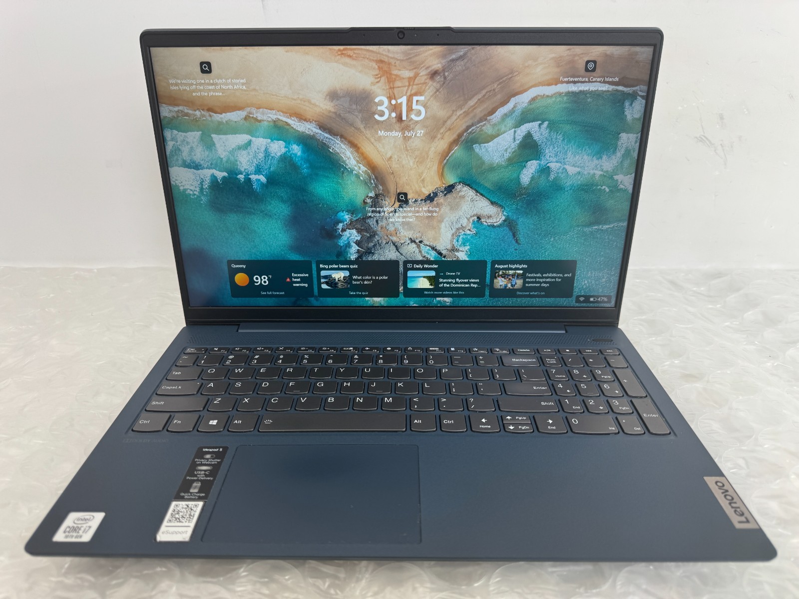 Lenovo IdeaPad 5-15IIL05 i7-1065G7 12GB 512GB SSD 15.6″ Touch Win 11 Home #DO