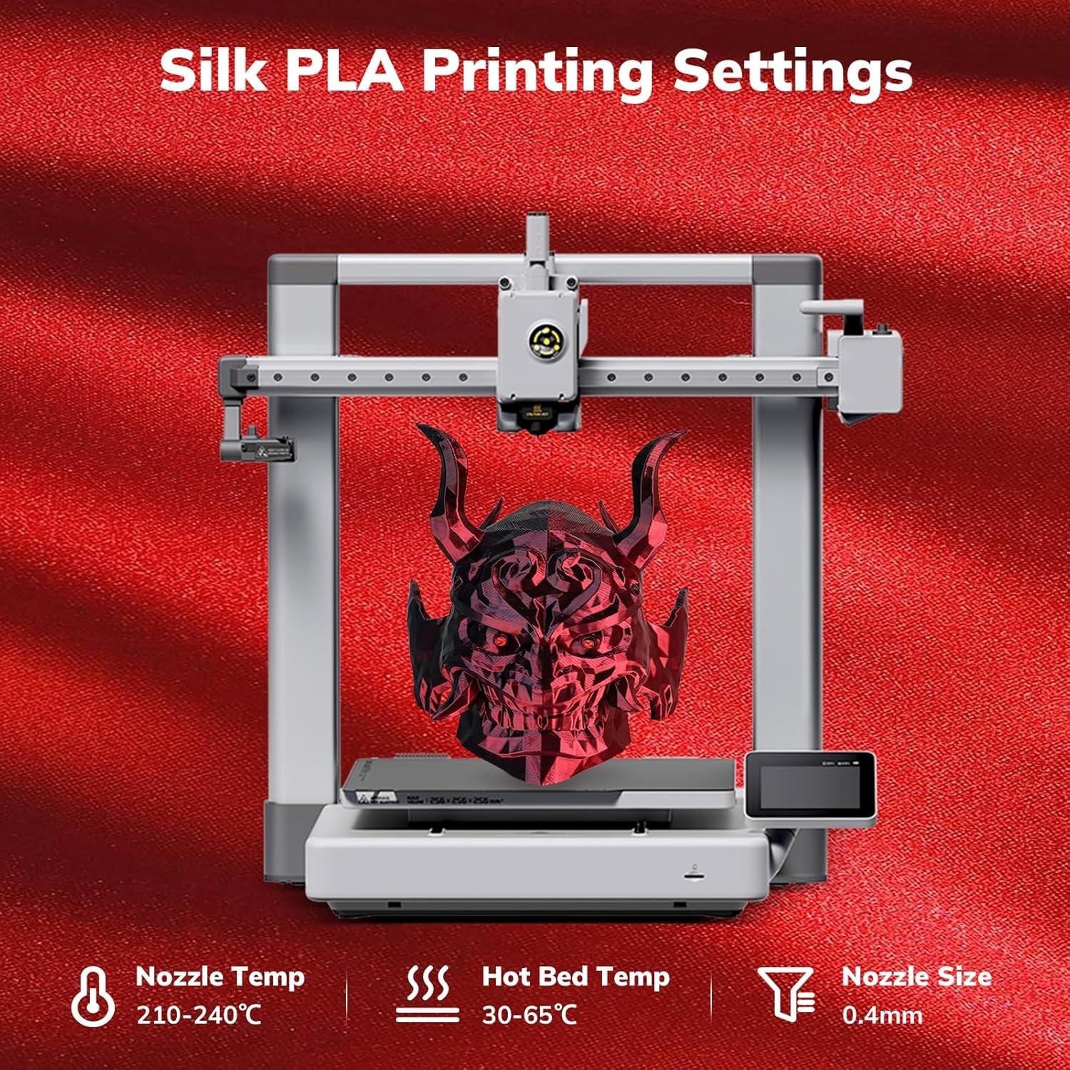Silk PLA 3D Printer Filament Bundle, Shiny Dual Color PLA Filament 1.75mm Pac…