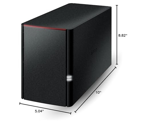 BUFFALO LINKSTATION 220 8TB PERSONAL CLOUD NAS STORAGE W/ HARD DRIVES INCLUDED