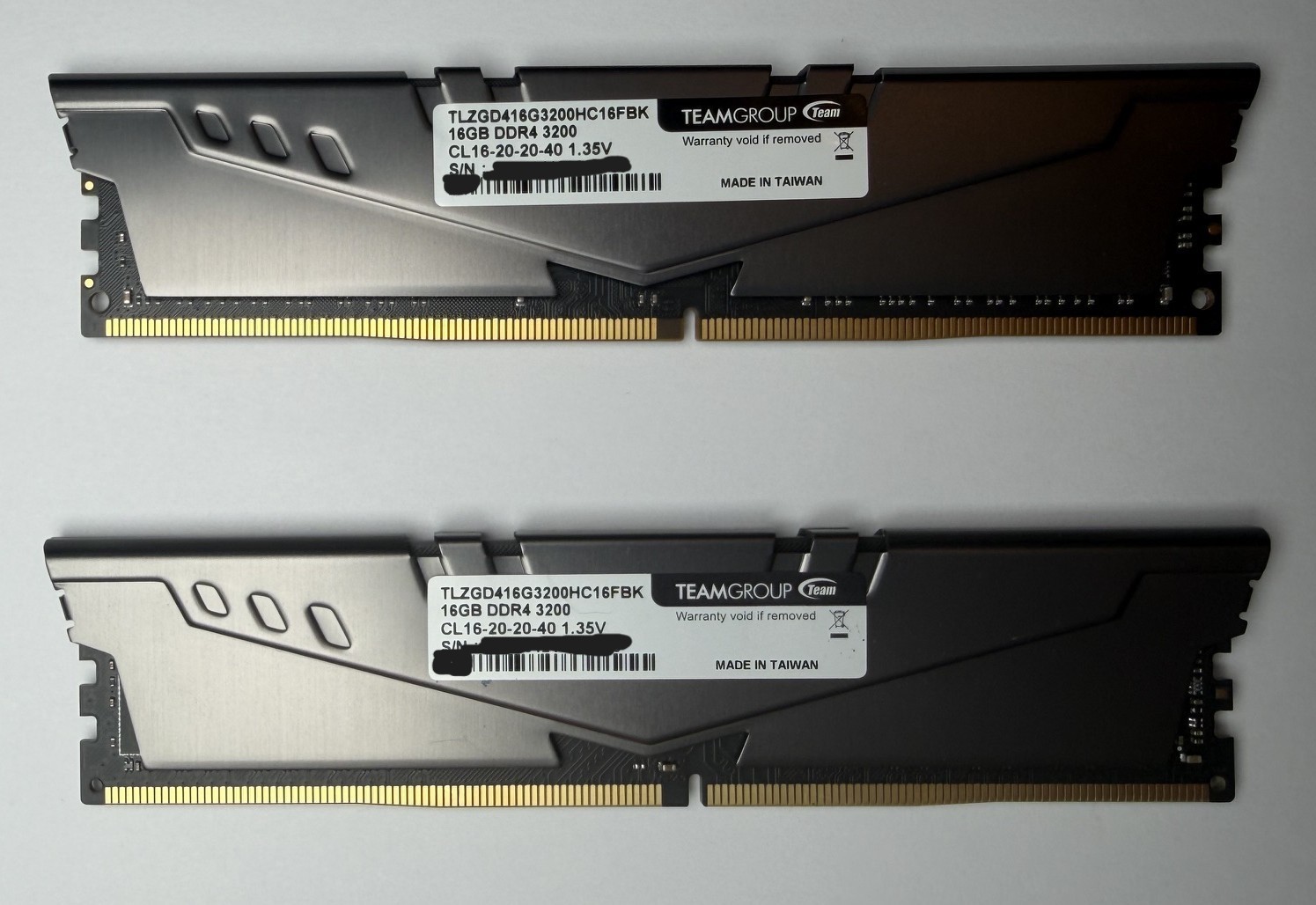 TeamGroup Vulcan Z 32GB (2x16GB) RAM DDR4 3200MHz TLZGD416G3200HC16FBK