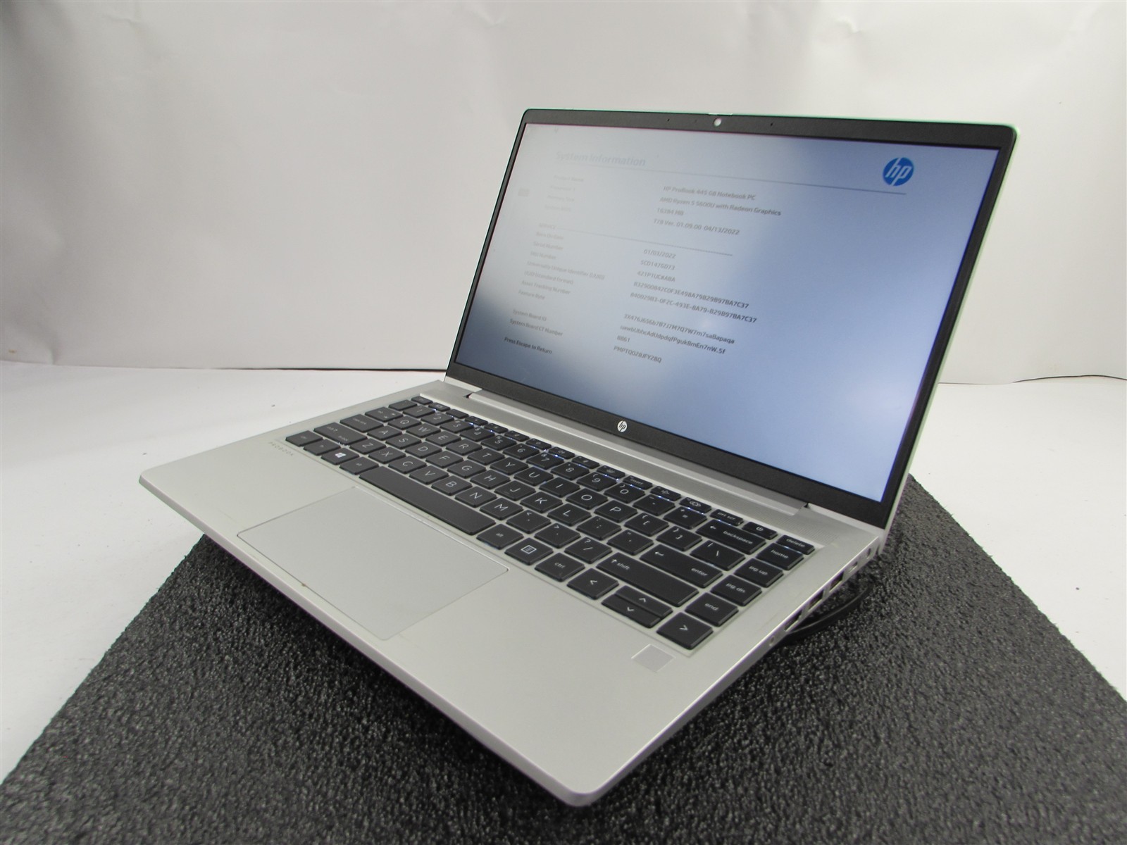 HP PROBOOK 445 (G8) FHD AMD RYZEN 5 5600U 512GB SSD 16GB RAM AMD GPU WIN 11 PRO