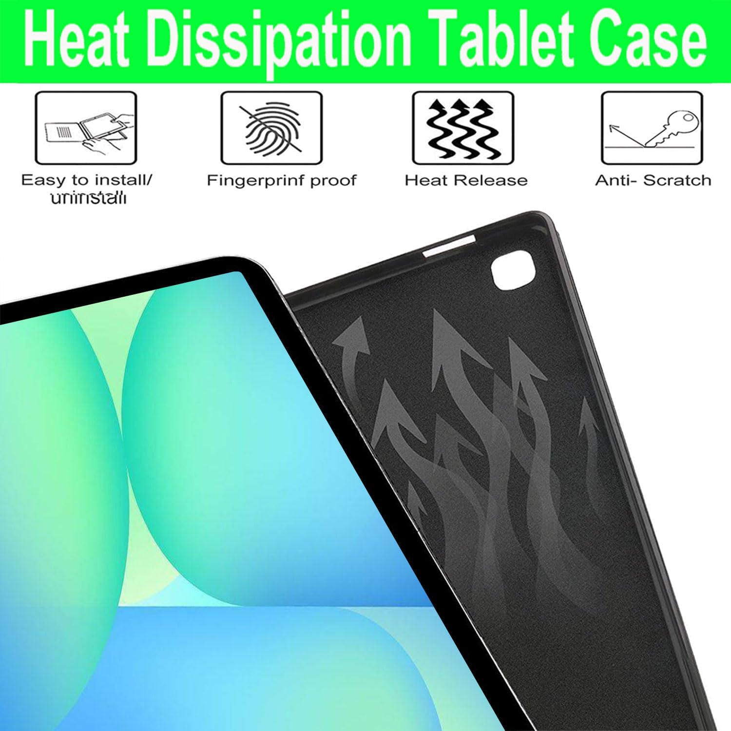 Keyboard Case for Samsung Galaxy Tab S10 FE plus 13.1″, Smart S10Fe+ Keyboard Ca