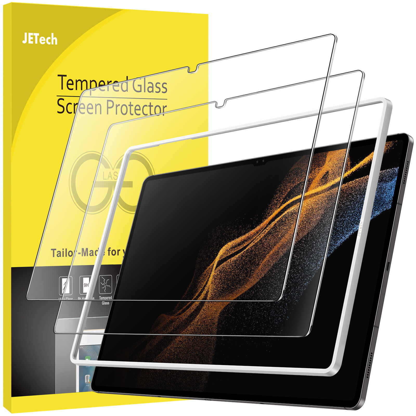 JETech Screen Protector for Samsung Galaxy Tab S8 Ultra (14.6-Inch, 2022 Model)