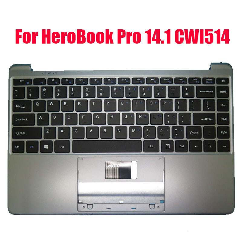 Laptop Palmrest For Chuwi HeroBook Pro 14.1 CWI514 Non-Backlit English Keyboard