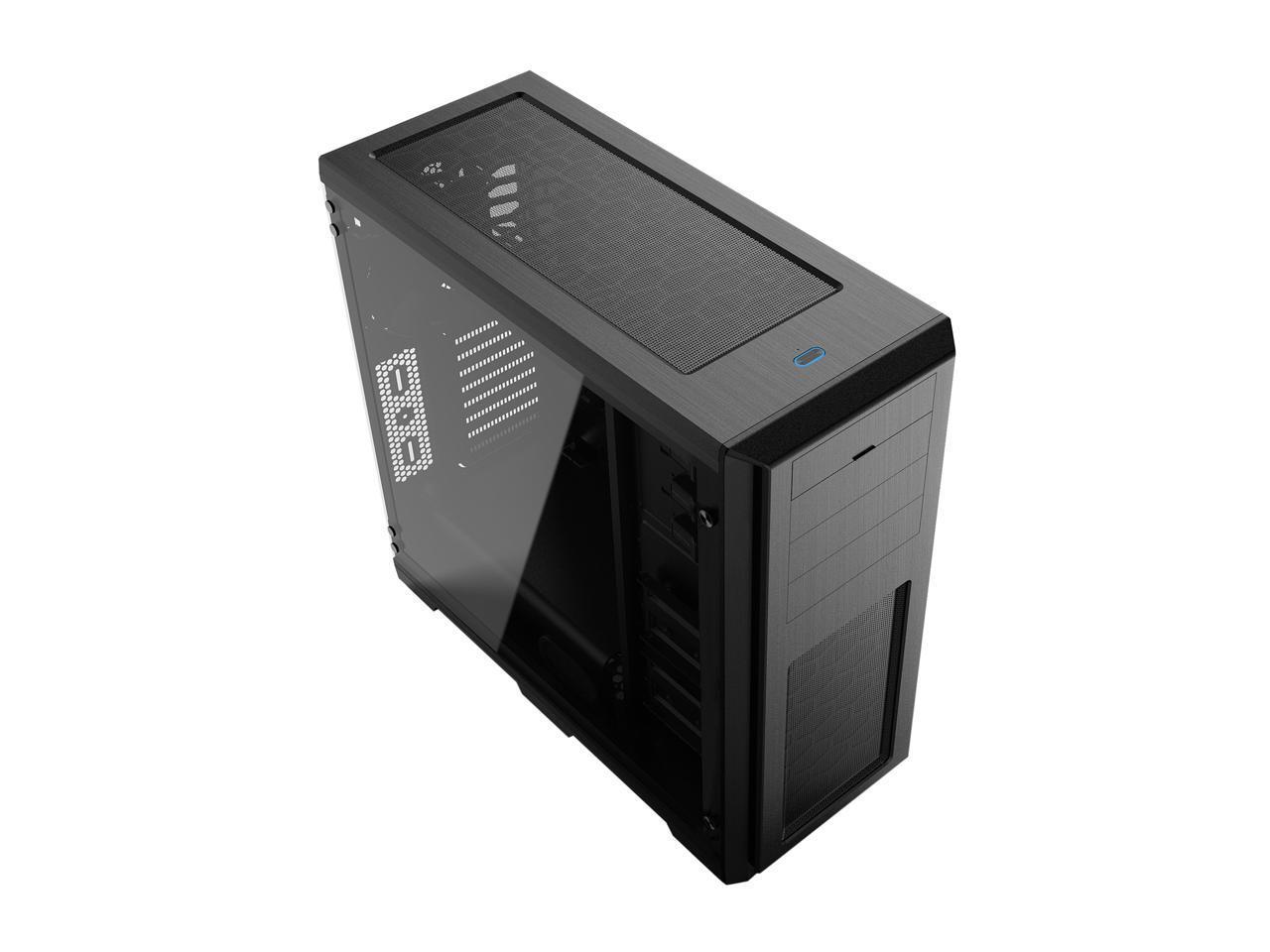 Phanteks Enthoo Pro TG PH-ES614PTG_BK Integrated RGB lighting Tempered Glass Sid