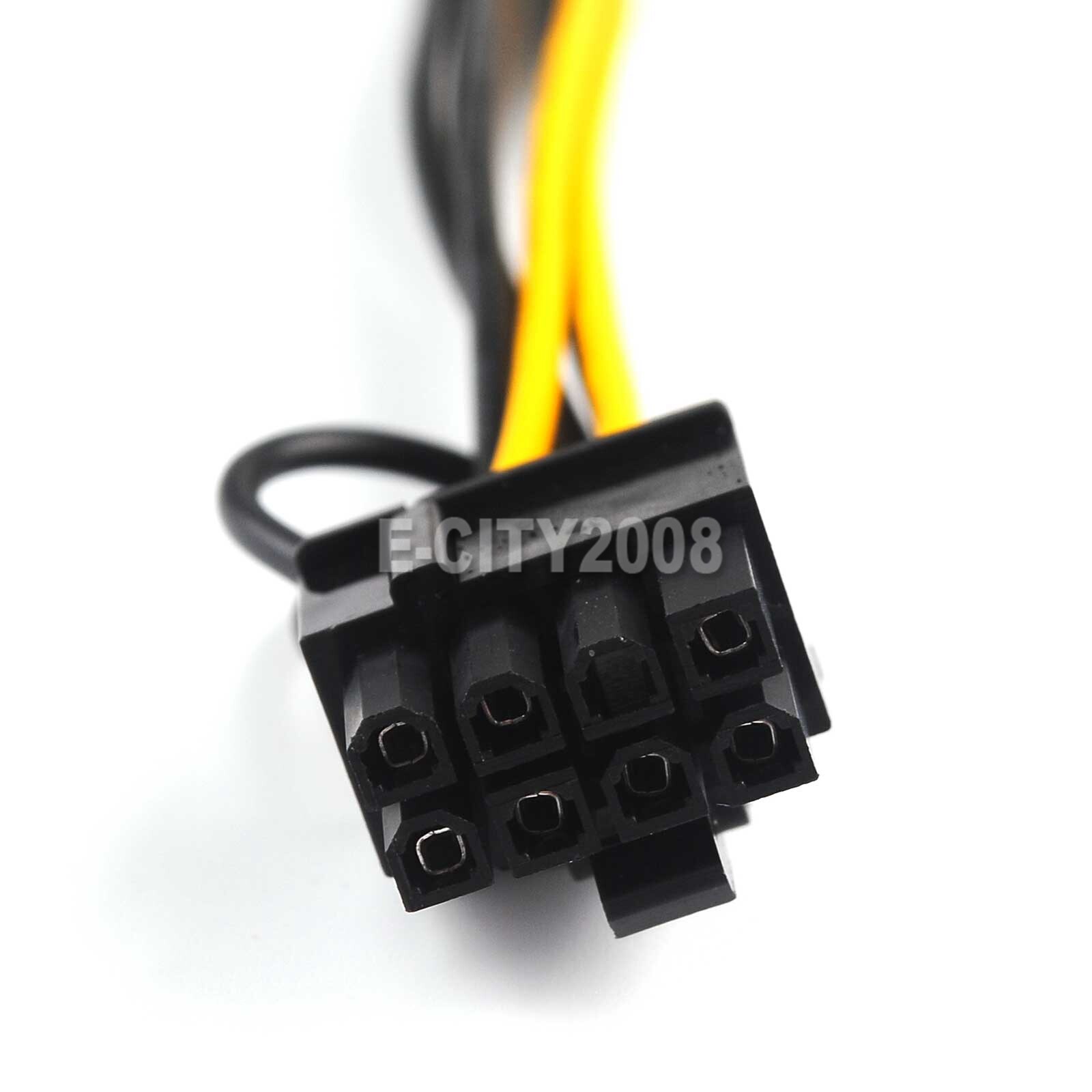 Lot 15pin SATA Male to 8pin(6+2) PCI-E Video Card Power Adapter Cable 20CM