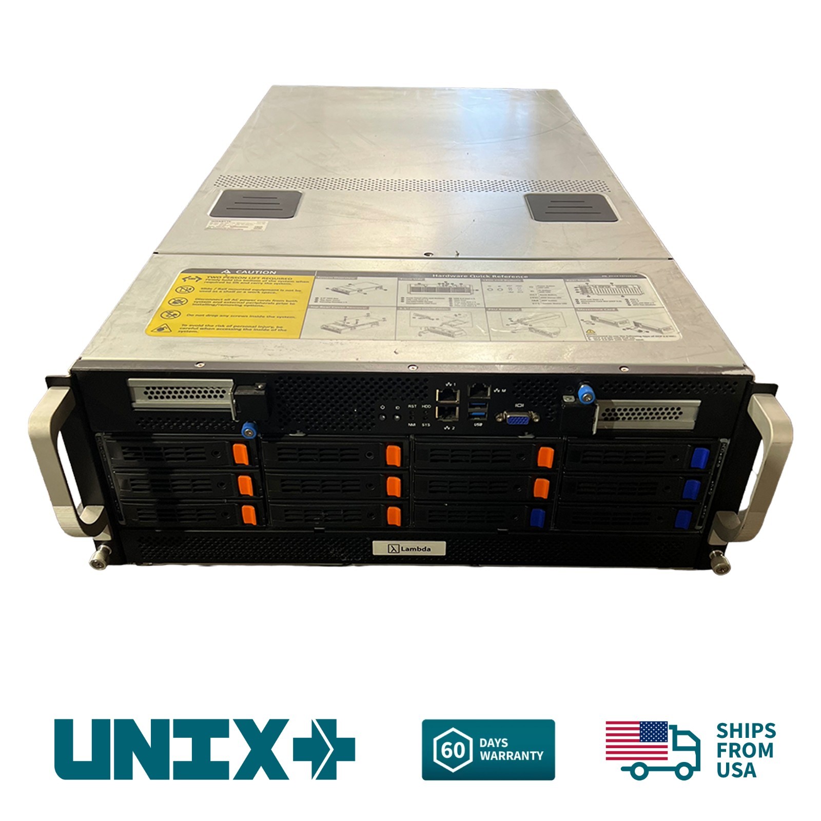 Gigabyte G492-Z51 4U 12-Bay DDR4 AMD SP3 GPU Server 2×7352 48-Core CTO