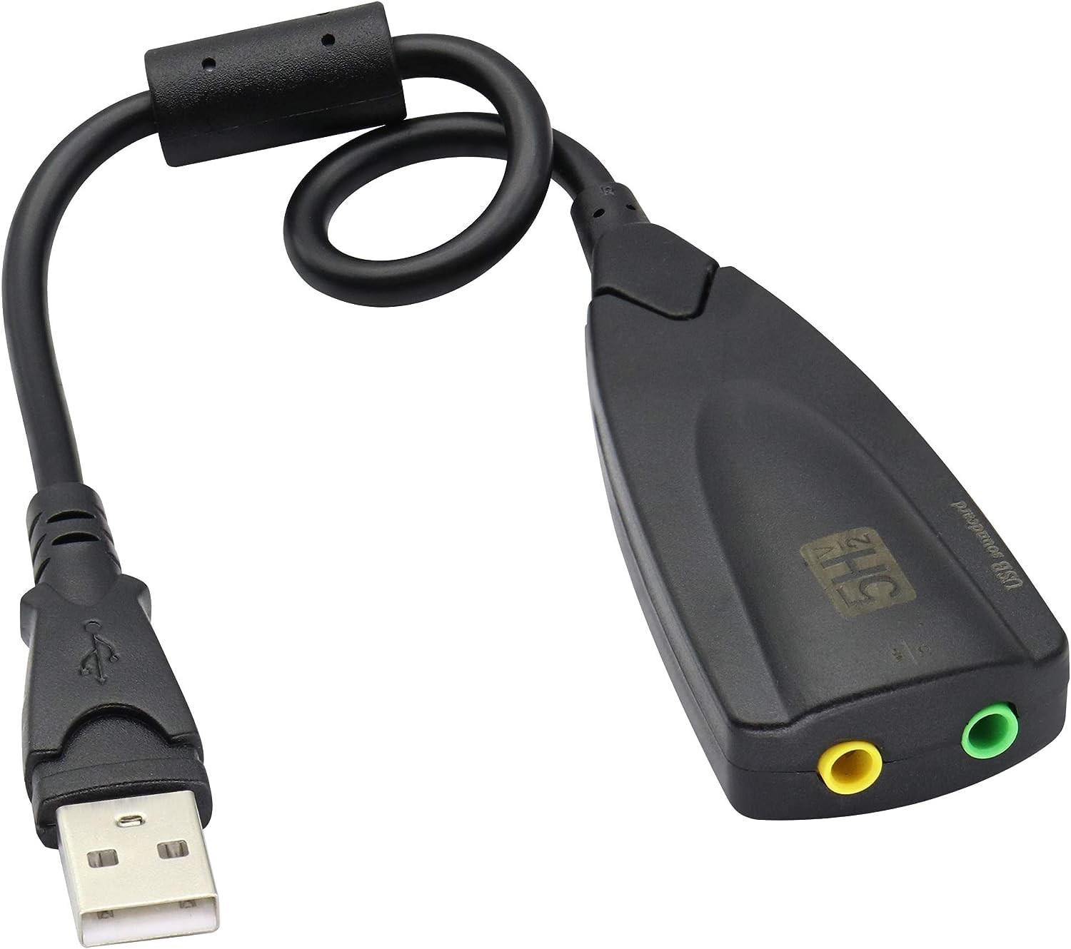zdyCGTime USB External Stereo Sound Adapter 5hv2 Multi-Function 2.0 cable