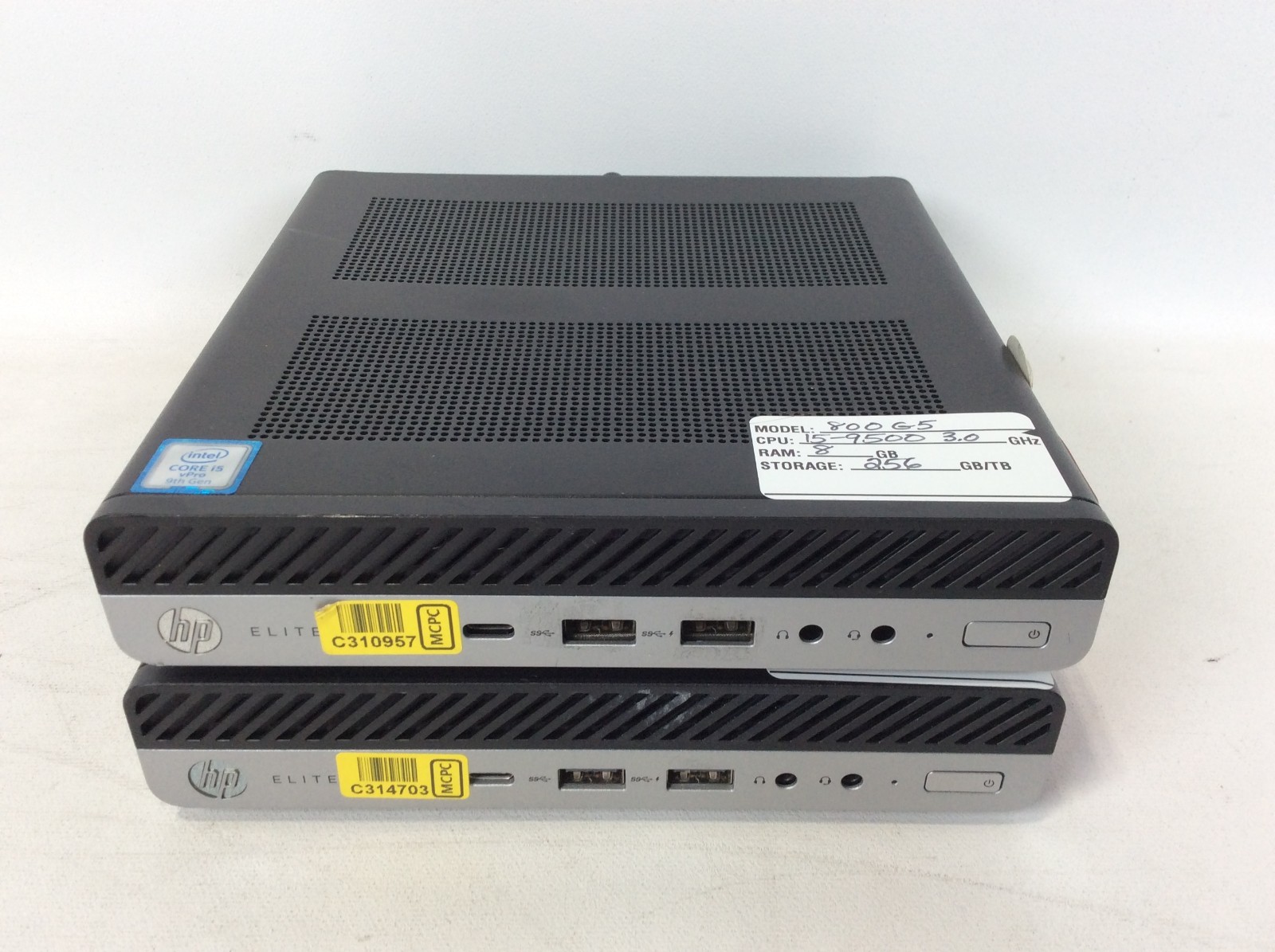 HP EliteDesk 800 i5-9500 3.0GHz Micro Mini 8GB RAM 256GB SSD Power Supply