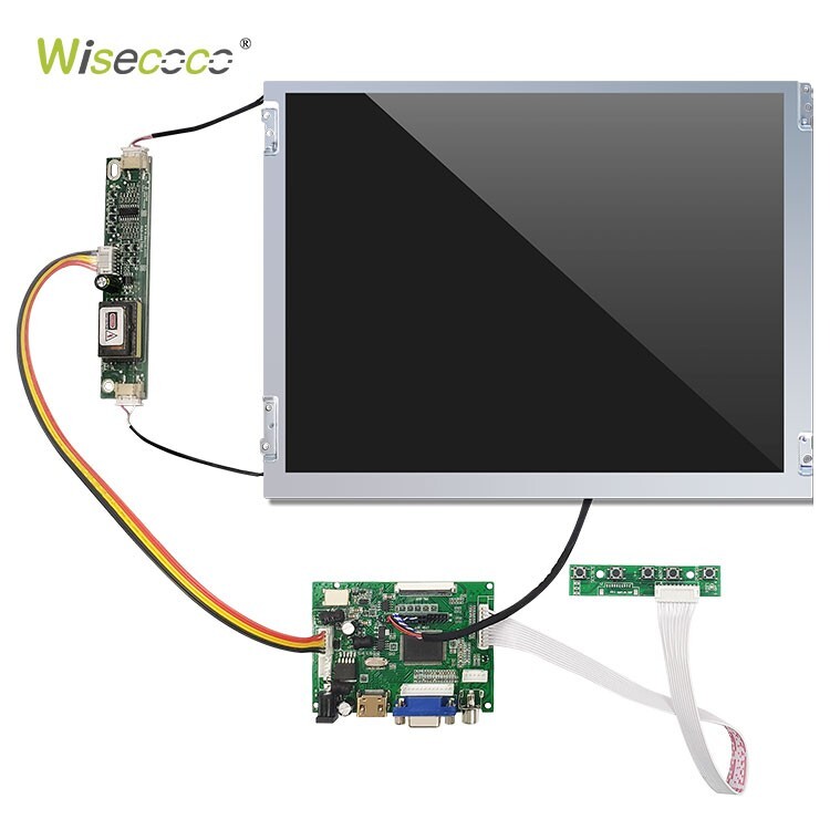 12.1″ Lcd Display 800* 600 Screen HDMI VGA Driver Board Panel DIY KIT 400cd/m²