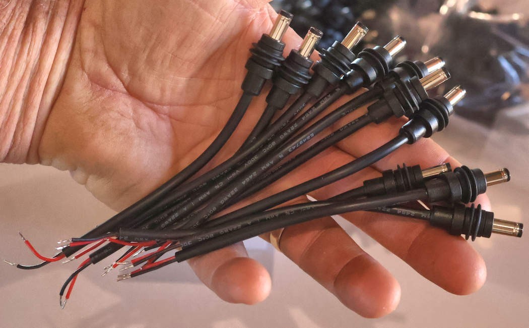 Starlink Mini 6″ Power Cable Qty: 10 pieces DC5521 5.5×2.1mm
