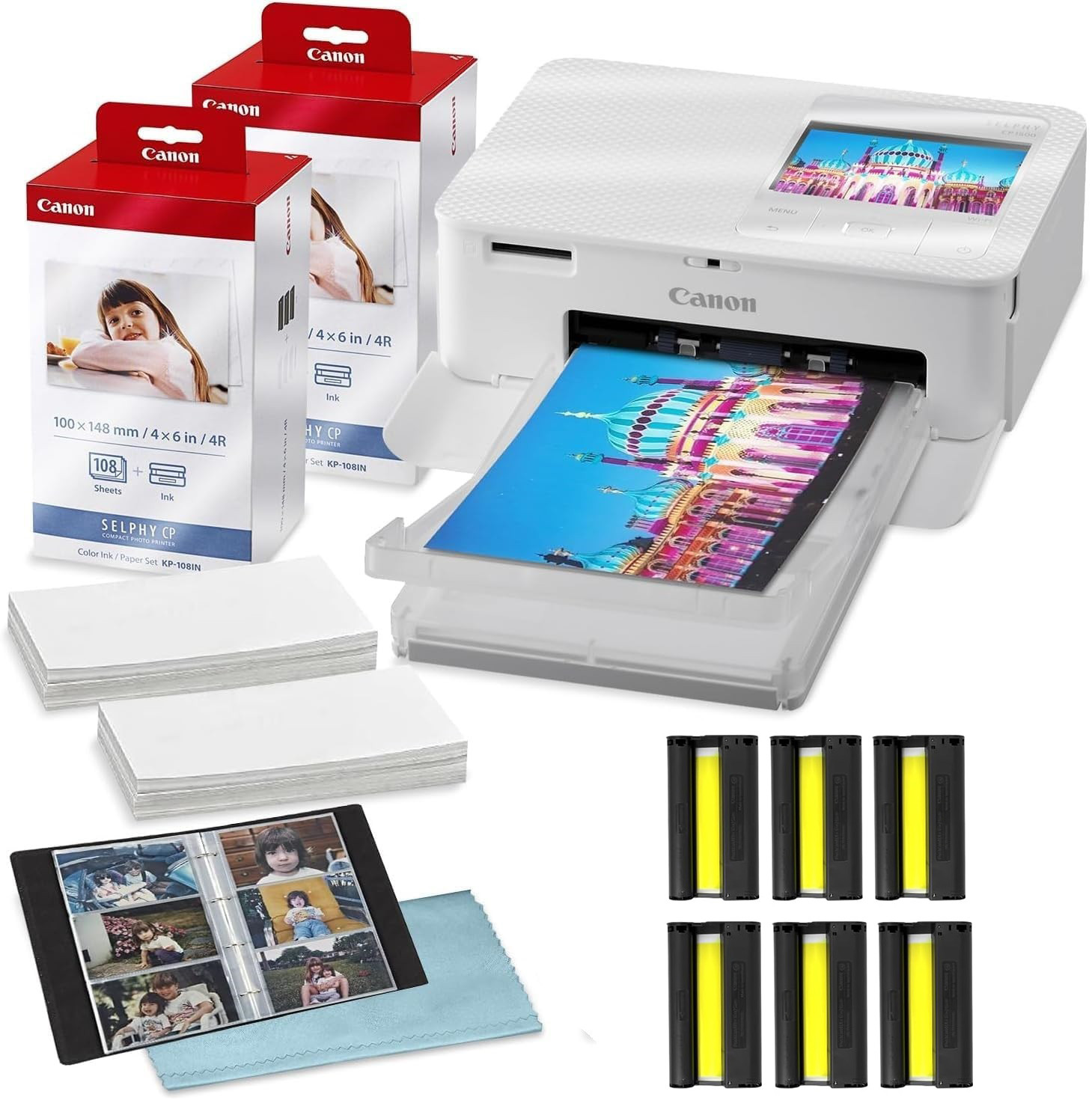 KP-108IN Color 3X Ink & 108 Paper Set for Canon Selphy CP910 CP1200 CP1300 Lot