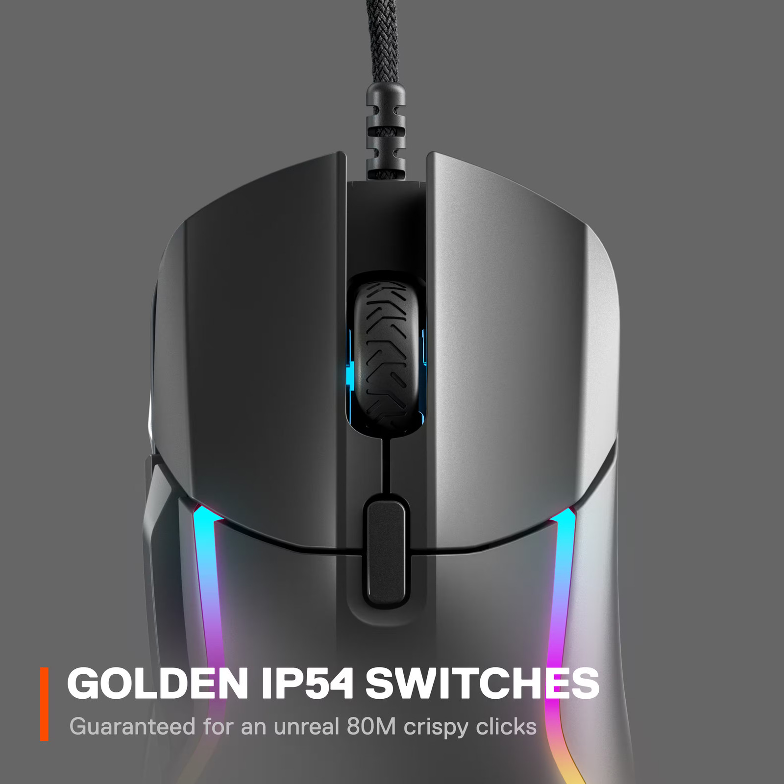 SteelSeries – Rival 5 Wired Optical Gaming Mouse with RGB Lighting – Black