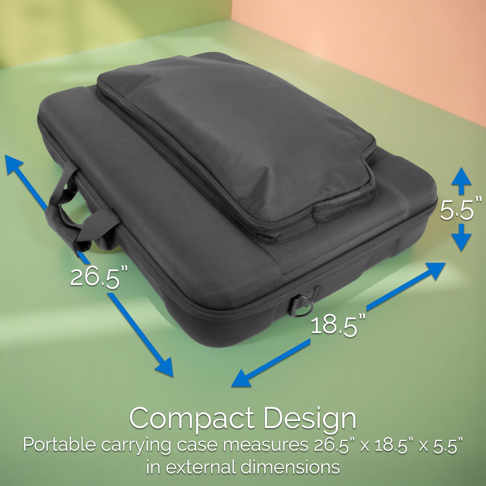 Casematix Travel Case for LG StanbyME 2 Portable Touchscreen Monitor