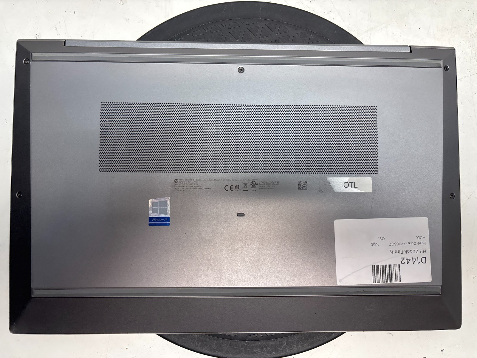 HP Zbook Firefly 15 G8 Intel-Core i7-1165G7 2.8ghz 16gb 512GB SSD Windows 11