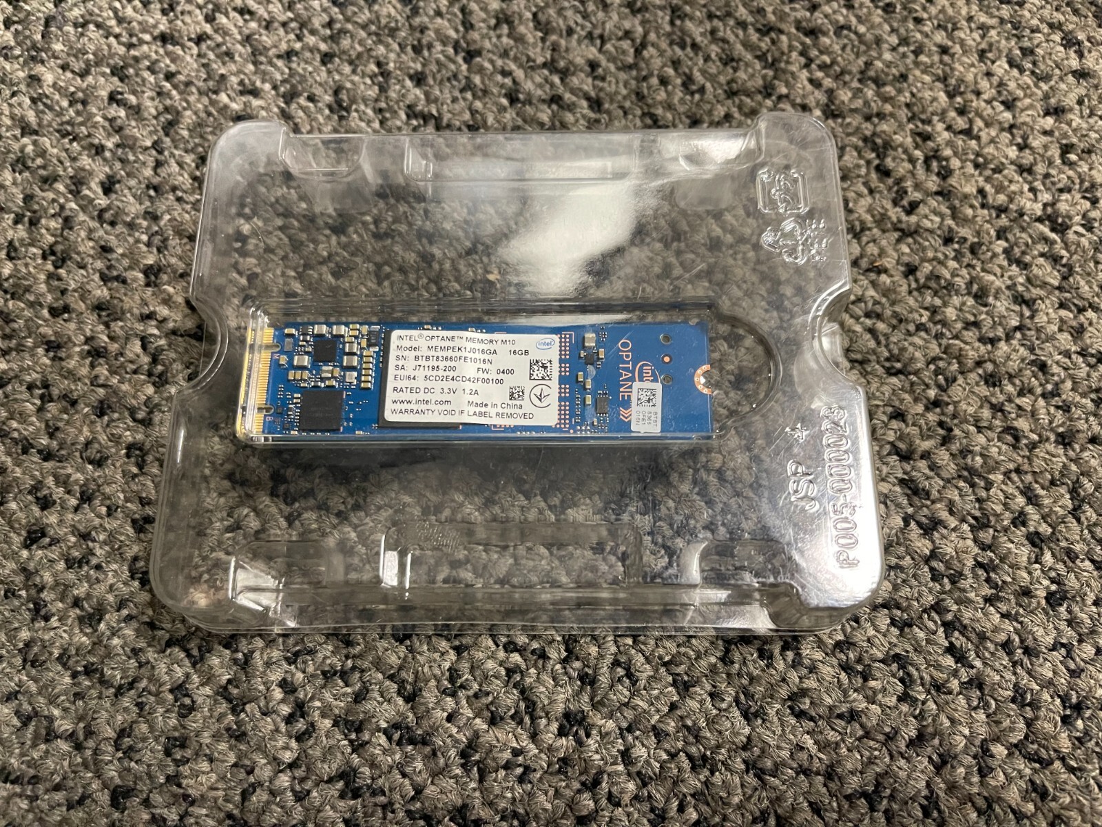 SSD M.2 2280 Plastic Storage Cases Clamshell – qty 5 – Mix lot