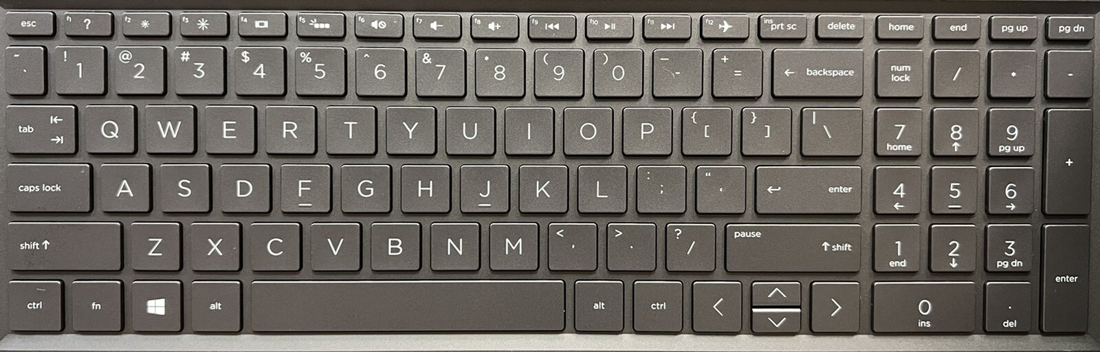 HP Spectre x360 15 | 15-DF LAPTOP KEYBOARD REPLACEMENT KEYS KEYCAPS 15-DF0013DX