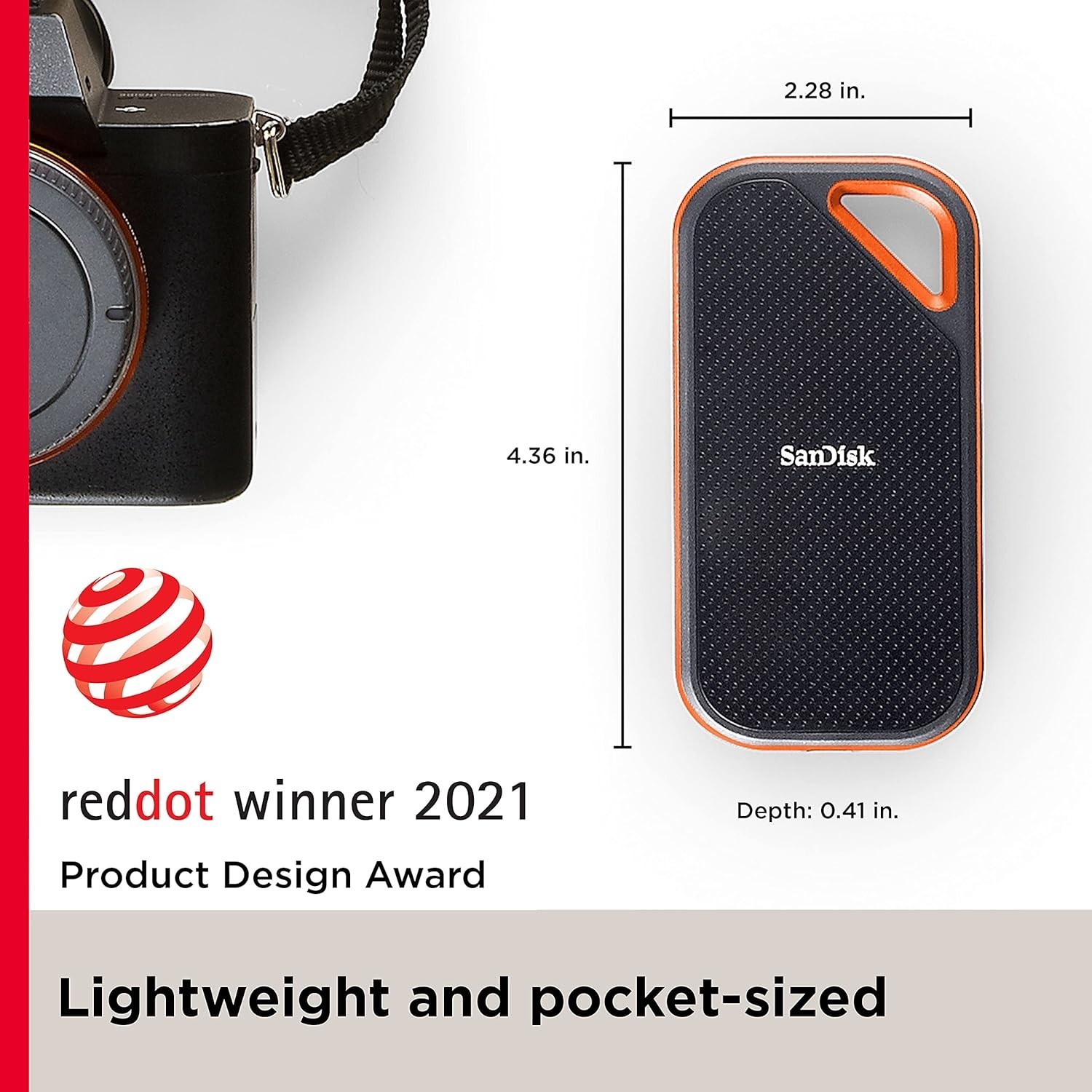 SanDisk Extreme PRO External Solid State Drive Black 2TB USB-C 2000MB/s NVMe