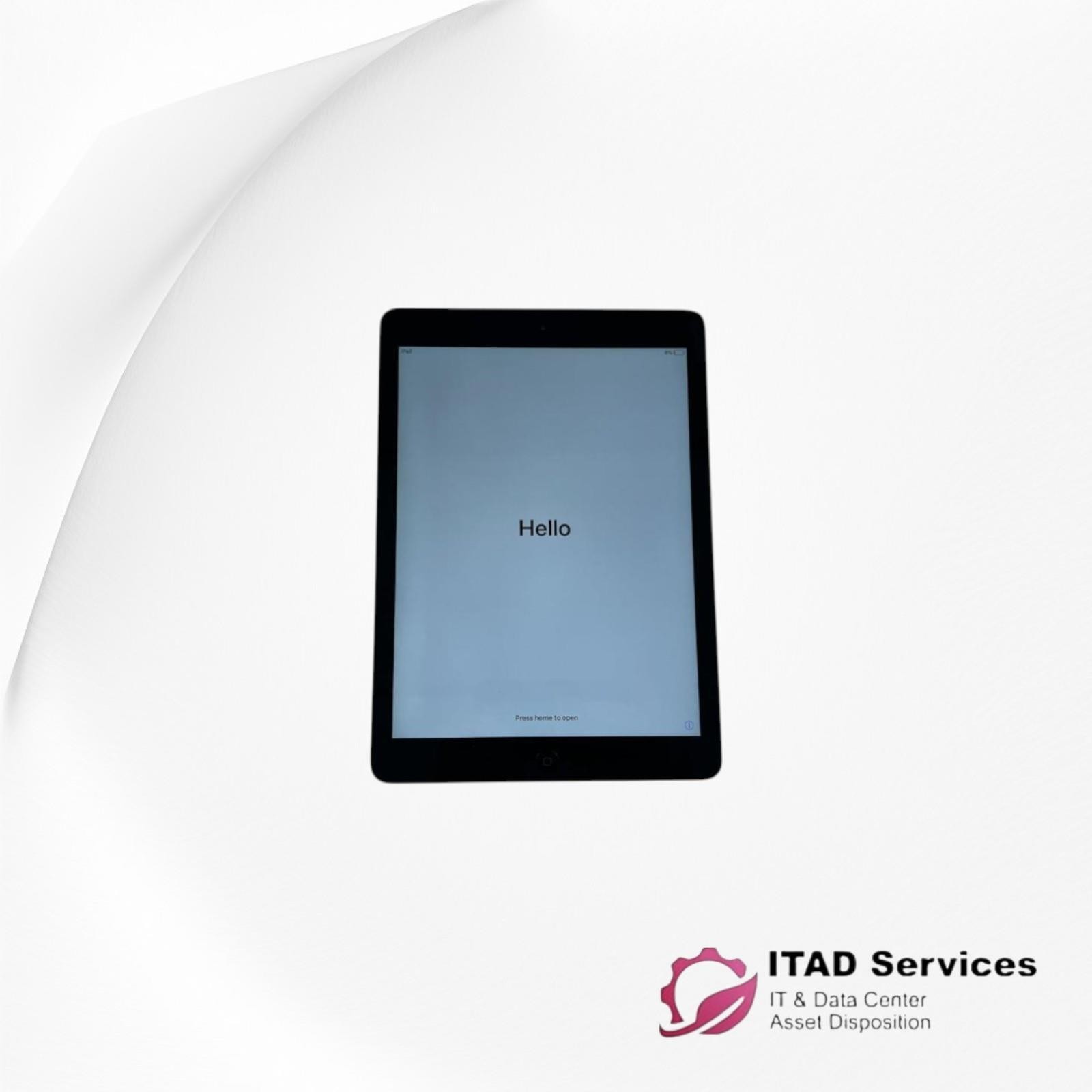 APPLE A1474 iPad Air Wi-Fi Unlocked 32GB Space Gray *READ