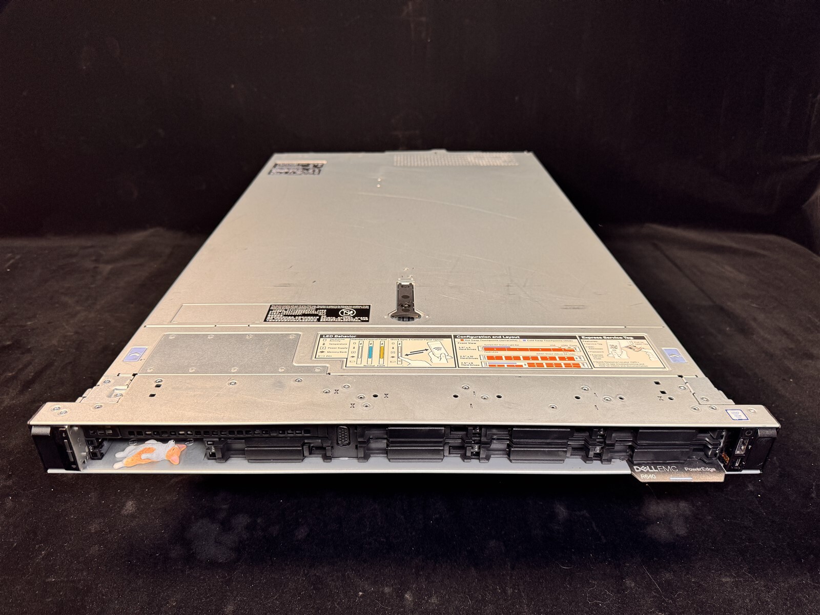 DELL POWEREDGE R640 8SFF 2x 20C GOLD 6138 2.0GHZ 128GB RAM 2x 400GB SSD H730