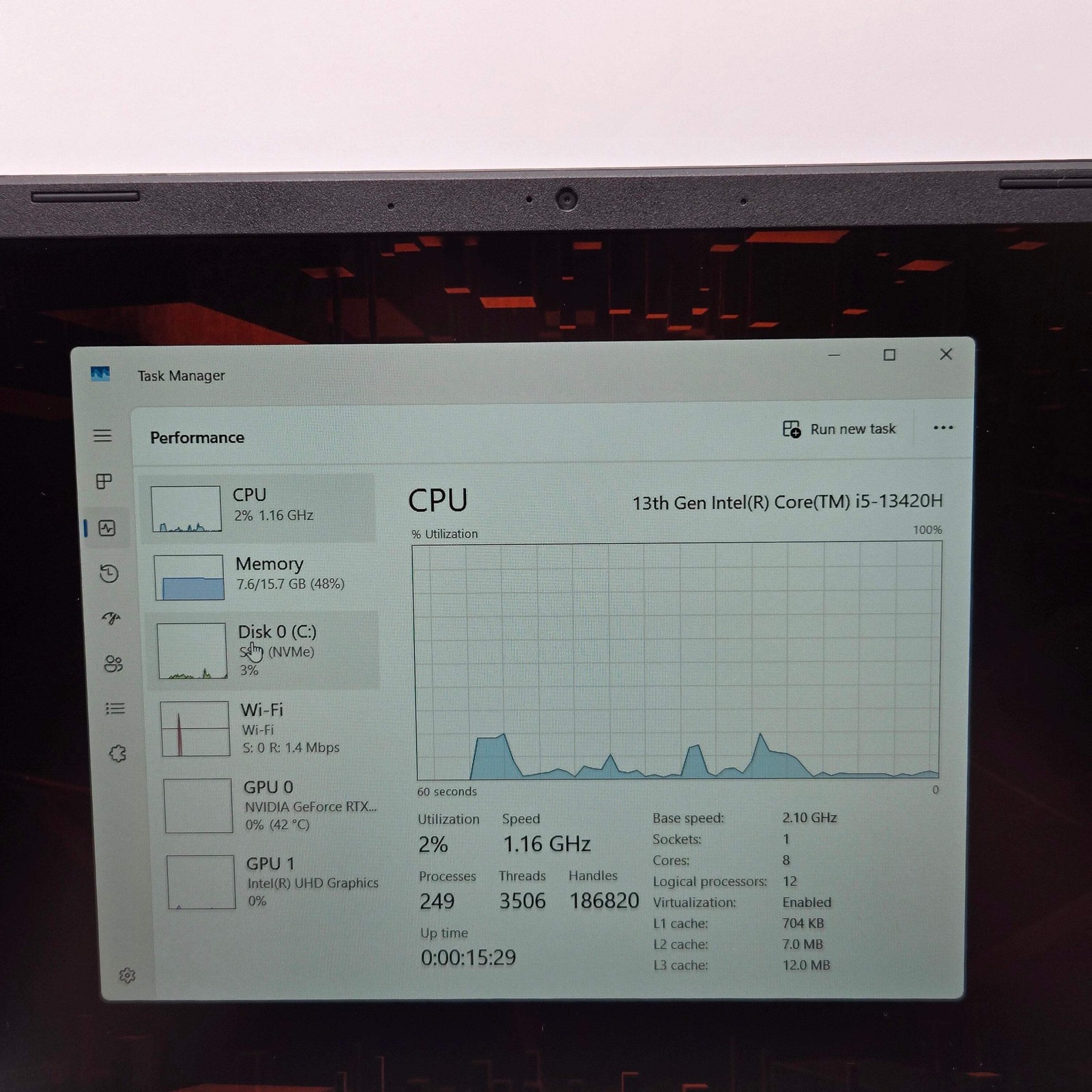 Acer Nitro V15 15-inch Laptop Intel Core i5 13th Gen 16GB RAM 512GB SSD RTX 4050